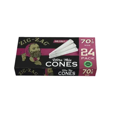 Zig Zag 70MM Cones Pack of 1 | 24 COUNT
