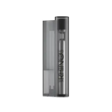 White Rhino Lighter Sidekick B Series Transparent Black | 12 Count Display