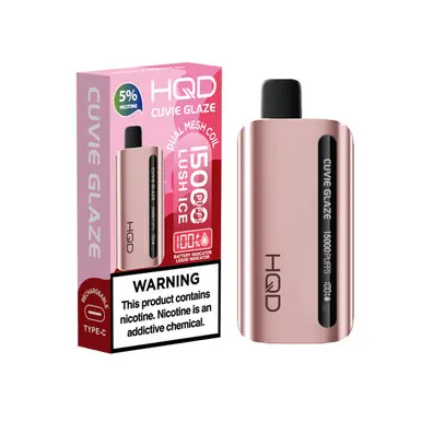 HQD Cuvie Glaze Disposable | 15K Puffs