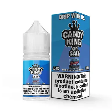 Candy King salt BubbleGum Blue Razz 30ml E-Juice