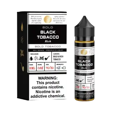 Black Tobacco 60ml E-Juice | BSX