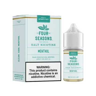 Menthol Salt 30ml E-Juice | Four Seasons