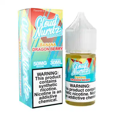 Salts Iced Banana Dragonberry Synthetic Nicotine 30ml E-Juice | Cloud Nurdz