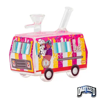Toon Van Water Pipe With Led - Dabtized