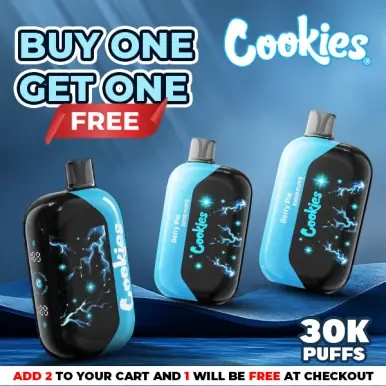 Cookies Disposable | 30K Puffs - Buy 1 Get 1 Free