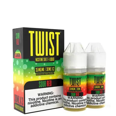 Sour Red 60ml Salt E-Juice | Twist E-Liquids