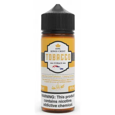 Cuban Tobacco 120ml E-Juice | King's Crest