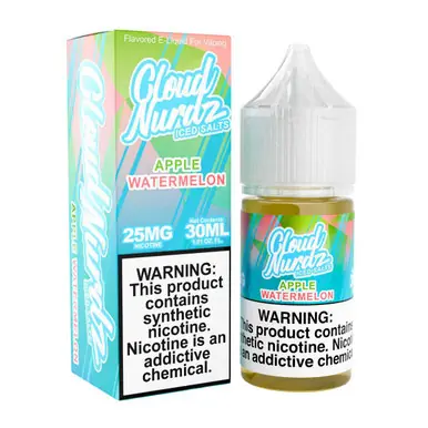 Salts Iced Watermelon Apple Synthetic Nicotine 30ml E-Juice | Cloud Nurdz