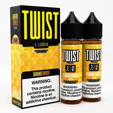 Banana Amber 120ml E-Juice | Twist E-Liquids