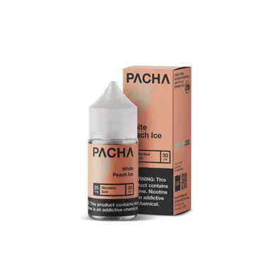 Salts White Peach Ice Synthetic Nicotine E-Juice 30ml | Pacha