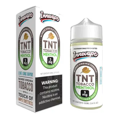 TNT Tobacco Menthol 100ml E-Juice | Innevape