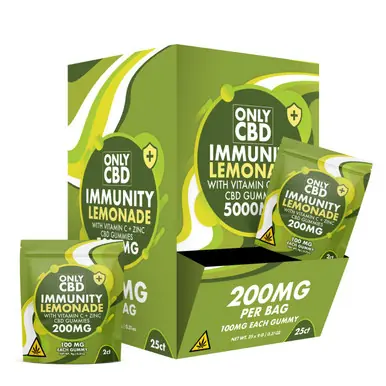 Only CBD Immunity Gummies 200MG | 25COUNT