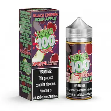 Black Cherry Sour Apple 100ml E-Juice | Noms 100
