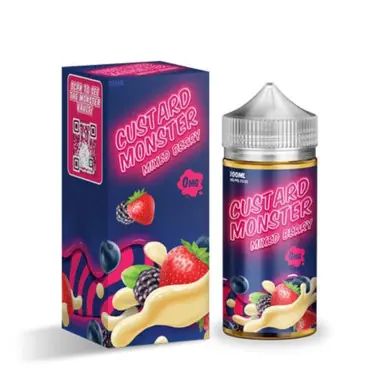 Mixed Berry 100ml E-Juice | Custard Monster