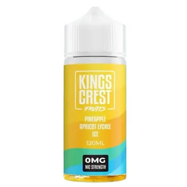 Fruits Pineapple Apricot Lychee Ice 120ml E-Juice | King's Crest