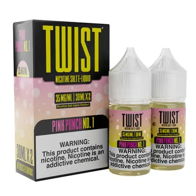 Pink Punch No.1 60ml Salt E-Juice | Twist E-Liquids