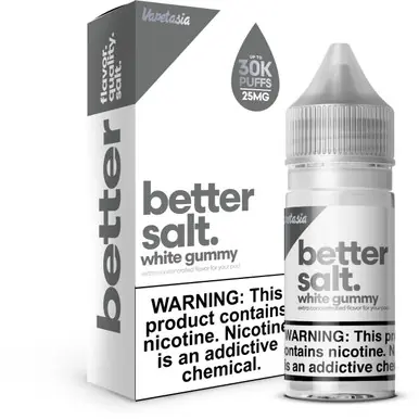 White Gummy 30ml E-Juice | Better Salt
