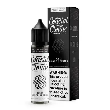 Grape Berries Iced 60ml E-Juice | Coastal Clouds