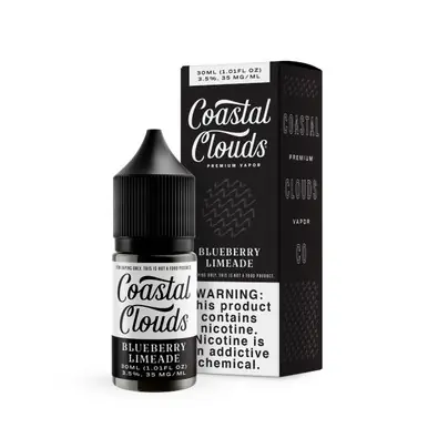 Blueberry Limeade 30ml Salt E-Juice | Coastal Clouds