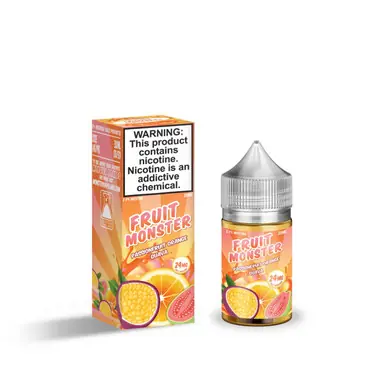 Fruit Passionfruit Orange Guava Salt 30ml E-Juice | Jam Monster