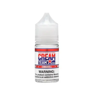 Salt Cinnaroll 30ml E-Juice | Cream Team