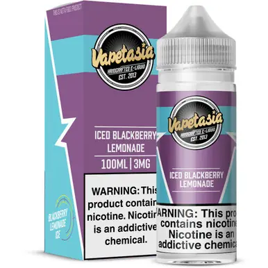 Iced Blackberry lemonade 100mL E-Juice | Vapetasia