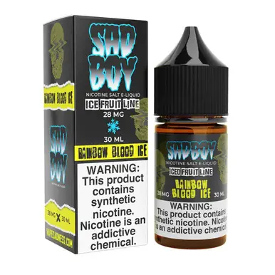Iced FruitLine Rainbow Blood Ice Synthetic Nicotine 30ml Salt E-Juice | SadBoy