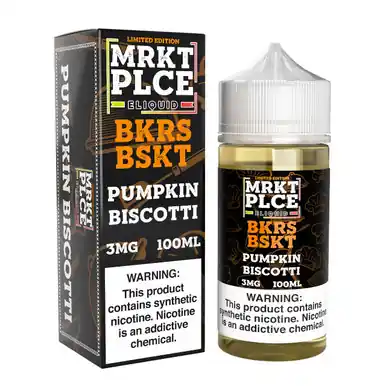 BKRS BSKT Pumpkin Biscotti 100ml E-Juice | MRKTPLCE