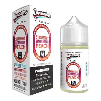 Strawberry Watermelon Peach Salts 30ml E-Juice | Innevape
