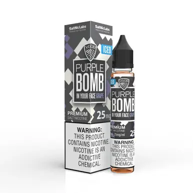 Iced Purple Bomb SaltNic 30ml Salt E-Juice | VGOD