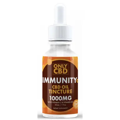 Only CBD Immunity Tincture -VItamin C D3 1000MG - 30 ML