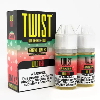 Wild Red 60ml Salt E-Juice | Twist E-Liquids