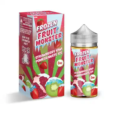 Frozen Fruit Strawberry Kiwi Pomegranate Ice 100ml E-Juice | Jam Monster