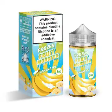 Frozen Fruit Banana Ice 100ml E-Juice | Jam Monster