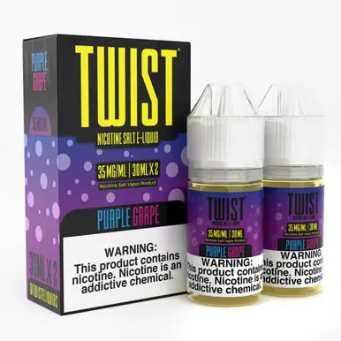 Purple Grape 60ml Salt E-Juice | Twist E-Liquids