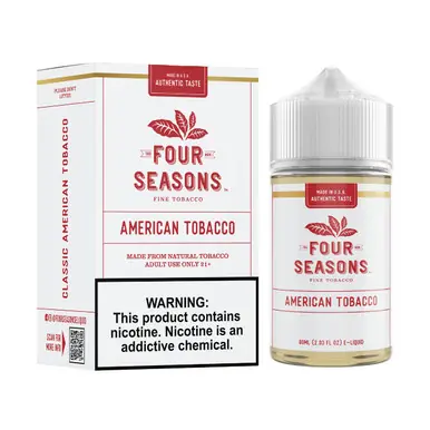 American Tobacco 60ml E-Juice | Four Seasons