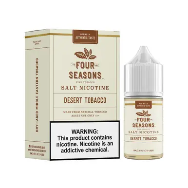 Desert Tobacco Salt 30ml E-Juice | Four Seasons