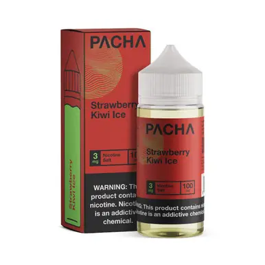 Pacha Strawberry Kiwi Ice Synthetic Nicotine 100ml E-Juice
