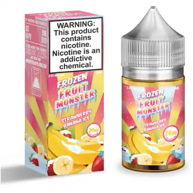 Frozen Fruit Strawberry Banana Salt 30ml E-Juice | Jam Monster