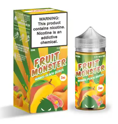Mango Peach Guava Fruit E-Liquid 100ML | Jam Monster