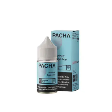 Salts Starfruit Grape Ice Synthetic Nicotine E-Juice 30ml | Pacha