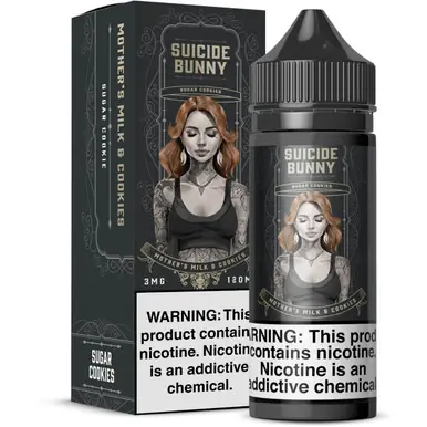 Mothers Milk and Cookies 120ml E-Juice | Suicide Bunny