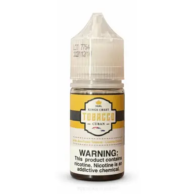 Salts Cuban Tobacco 30ml E-Juice | King's Crest