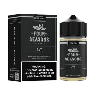Custard Vanilla Tobacco (CVT) 60ml E-Juice | Four Seasons