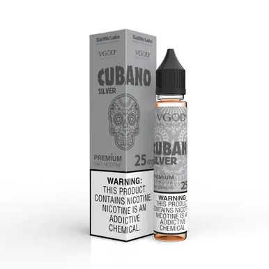 Cubano Silver SaltNic 30ml Salt E-Juice | VGOD