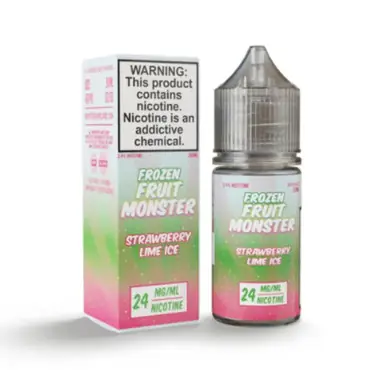Frozen Fruit Strawberry Lime Salt 30ml E-Juice | Jam Monster