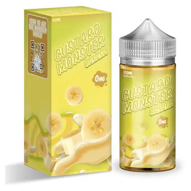 Banana 100ml E-Juice | Custard Monster