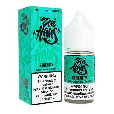 Serenity 30ml Salt E-Juice | Zen Haus