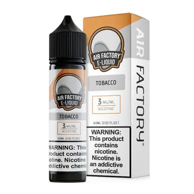 Tobacco 60ml E-Juice | Air Factory