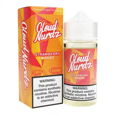 Strawberry Mango Synthetic Nicotine 100ml E-Juice | Cloud Nurdz
